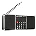 Produktbild PRUNUS 3-in-1 Portables Radio (FM/AM) mit Bluetooth Lautsprecher und TF Card/USB Unterstützung, Kopfhöreranschluss, LED Display mit Uhrzeitanzeige, Aufladbare Batterie, viele Funktionstasten, Sleep-Timer