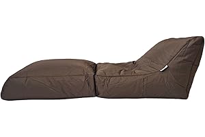 HH Home Hut Beanbag Bed Chair Indoor And Outdoor Extra Large Oversized Gaming Seat XXXL Garden Adult Bedroom Weather Resistant (Waterproof) Brown