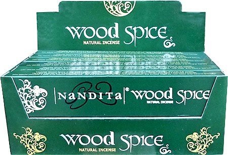 YesMandala Encens Nandita - Wood Spice - 12 Boîtes DE 15 G -