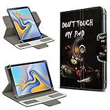 Robustes Material: hochwertiges und robustes Kunstleder von Nauci mit farblich vernähten Kanten verleihen der Hülle die nötige Stabilität und die stabilen Halterungen sichern Ihr Tablet in der Tasche, ohne Kratzer zu verursachen