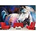 Produktbild Xbwy Benutzerdefinierte High-End-L 3D Tapete Ls Wand Hd Große Malerei Pferde Verziert Malerei Hintergrund Wandmalerei Wanddekor-400X280Cm