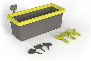 Smoby Jardiniere Eden garnie 20L avec Accessoires de Jardinage et écriteaux