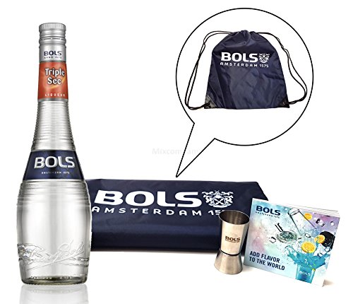 Preisvergleich Produktbild Bols Set - Triple Sec Likör 70cl (38% Vol) + Sporttasche + Jigger + Anleitung