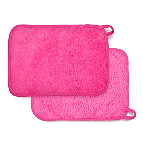Lumaland Paño desmaquillador Toalla Facial de Microfibra cosmética en Set de 2 Respetuoso con la Piel (23 x 18 cm)
