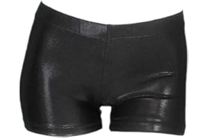 Miyanuby Kinder Mädchen Shorts Gymnastik Tanz Dance Hose Shorts Fitness Sportswear Sparkle Shorts Dancewear