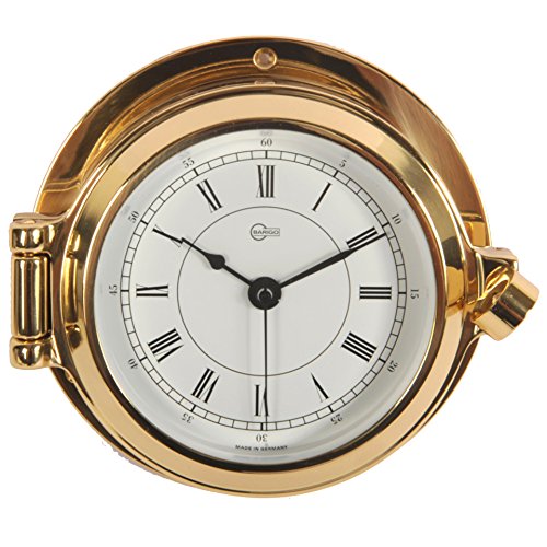 Preisvergleich Produktbild Barigo Schiffsuhr Poseidon, Messing, 120mm, 1327