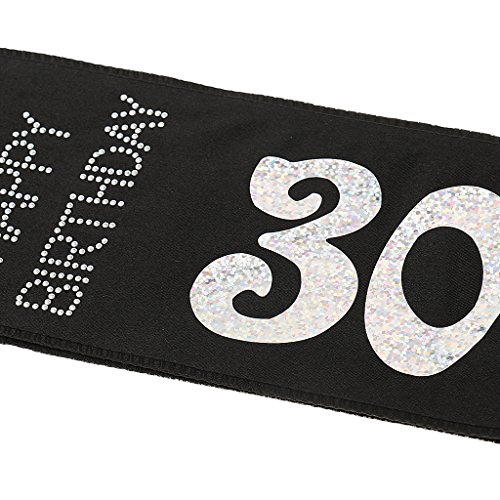 Generic Geburtstag Schärpe Satinband für Geburtstag Junggesellenabschied Party - 7