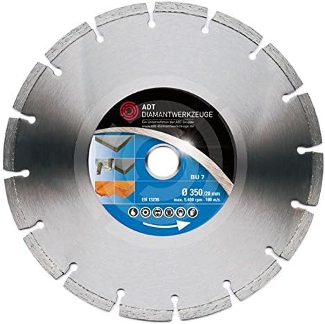 BU 7 Standard Diamond Cutting Blade Diameter 300 mm, Bore Size 25.4 mm