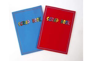 WF GRAHAM A4 Scrap Book Red/Blue (One picked at Random)