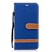 Produktbild Hozor Huawei Mate 10 Lite Hülle, Bookstyle Leder Handyhülle mit Standfunktion Aufklappbar Schutzhülle Denim Flip Case Wallet Cover mit Kartenfächern - Königsblau