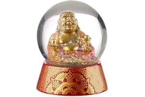 HoitoDeals Assorted Colour Buddha Snow Globe Waterball For Home Decoration Item (1Pcs)