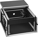 Ausgerüstet ist das Flightcase mit einem verschiebbaren Pultaufsatz mit rutschfester Oberfläche für Notebooks