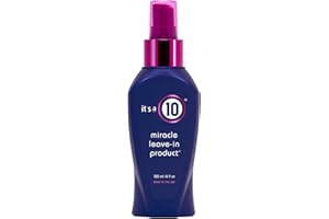 It's a 10 Haircare - Miracle Leave-In Product Spray, Natural Ingredients, Smoothes & Eliminates Frizz, Restores Shine, Colour Safe, Natural Ingredients, 120ml
