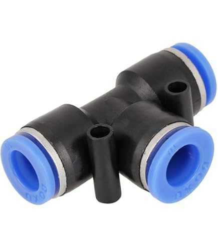 Connettori Pneumatici Y 12mm - 3pz Raccordi Rapidi Per Aria E Idraulica - Foto 8