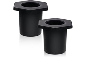 LUTER 2pcs Patio Table Umbrella Hole Ring, Cone Wedge Shaped Patio Umbrella Hole Plug Anti-Skidding Silicone Umbrella Hole Insert for 1.5" Pool Umbrella Adapters, 2-2.5" Patio Table Holes