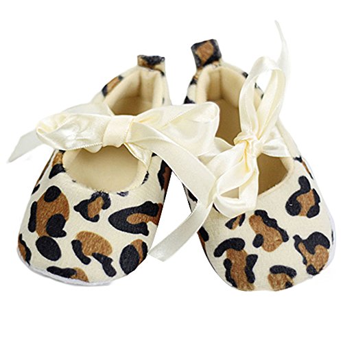 Baby Girl Toddler Leopard Soft Sole Walking Shoes Newborn (12-18 month)