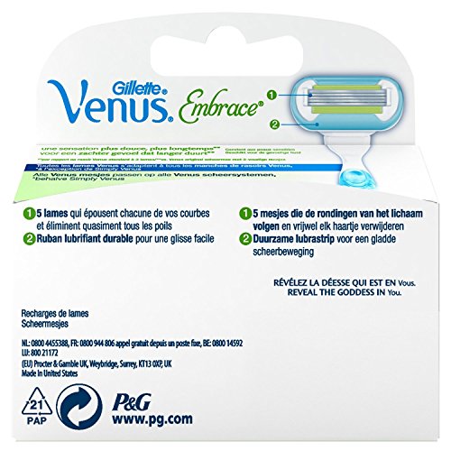 Venus Gillette Embrace Rasierklingen, 4 Stück - 2