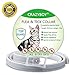 Produktbild CRAZYMAN Zeckenhalsband für Katzen, Passend für Kleine, Mittlere und Große Katzen, Verstellbare/Wasserdichte/Hypoallergen8 Monate, 35cm