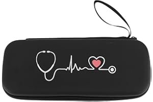 TOPIKY Custodia per Stetoscopio per Classic III for Lightweight II S.E for Cardiology III, Custodia Rigida per Stetoscopio, Custodia da Trasporto con Tasca in Rete per