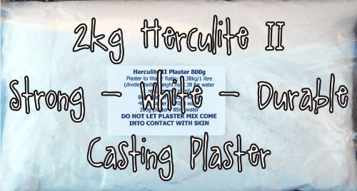 BabyRice Herculite II Casting Plaster for Moulds Material Powder - just add Water 2kg
