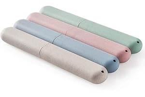 Allegorly 1 x Zahnbürsten Etui Zahnbürstenhülle Reise Portable Zahnbürste Kopf Abdeckungen Zahnbürste Schutzhülle Perfekter Zahnbürstenbehälter für Reisen 21cm x 3cm x 2cm