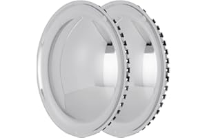 HANSEN STYLING PARTS Juego de tapacubos de ajuste universal (2 unidades) de 15 pulgadas, para muchos coches, furgonetas, remolques y caravanas