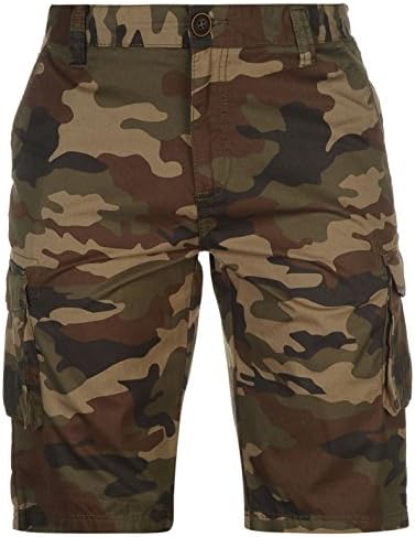 Pierre Cardin Mens 100% Cotton Summer All Over Print Long Knee Length Cargo Shorts - Multicoloured - Small - XL Sizes Available
