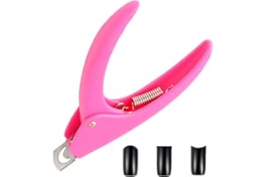 NIMISYRA 1 tagliaunghie in acciaio inossidabile affilato per unghie finte artificiali, taglio capsula, unghie in gel, riparazione unghie mani e piedi