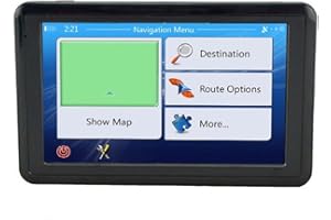 CNANRNANC Navegador GPS para Coche y camión, Pantalla táctil, CPU para MSTAR 2531, Compatible con FM y GPS (América del Sur)
