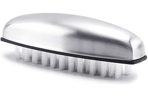 KOOWAA Handwaschbürste Edelstahl-Handreinigungsbürste Kleine Nagelbürste Fingernagelbürste Handbürste Handwaschbürste Massagebürste Reinigungsbürste Zwei in Eins