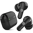 pTron Newly Launched Zenbuds 1 ANC Earbuds, 28dB Active Noise Cancellation TWS, Quad Mic TruTalk ENC Calls, 60Hrs Playtime, 45ms Game/Movie Mode & in-Ear Bluetooth 5.3 Wireless Headphones (Black)