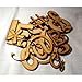 4 x 25mm (1 inch) high MDF Letters and numbers in font of your choosing