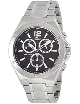 Lotus Herren-Armbanduhr XL Analog Quarz Edelstahl 10118/4