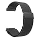 Price comparison product image Fintie Fitbit Blaze Band, [Unique Magnet Lock] Adjustable Milanese Loop Stainless Steel Replacement Bracelet Wristband Strap for Fitbit Blaze Smart Fitness Watch, No Buckle Needed - Black