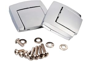 XMT-MOTO MOTORCYCLE PARTS XMT-MOTO Kit de loquets de bagages en chrome pour Harley Davidson Touring et Trike 1988–2013