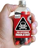 Gratis dazu: schenkfertige Artikel mit Grußkarte, Deko & Kaugummifußbällen