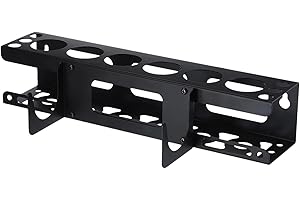 Oldmoom Caulking Tube Storage Rack, Silicone Tube Storage Holder, Caulking Tube Wall Mounted Metal Holder, Van Racking, Van Accessories, Holds 6 Tubes Caulking Nozzle