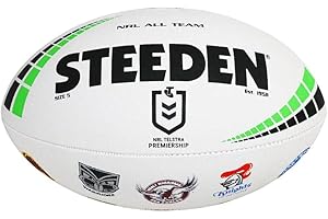 Steeden NRL Australia All Team 2023 Rugby League Ball White