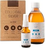 Highest Purity Colloidal Silver 300mL ● 40 PPM ● Free Spray to Fill ● Superior Concentration, Smaller Particles, Better Results ● Certified by 3 Independent Laboratories ● Institut Katharos