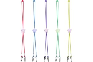 ‎ZEAYEBSR Zeayebsr Maskenverlängerungsgurt, 5 Stück Maskenhalter, Maskenverlängerungshaken zum Verlängern von Masken, Schnallenband für Erwachsene und Kinder, Maskenband (Sternenmuster)