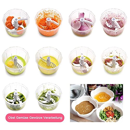 Uten QuickPull Finecut / Obst und Gemüse Zerkleinerer Zwiebelschneider / Manuell Hacken / Schneiden / Mischen / Frischhalten - 7