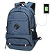 Produktbild USB Étudiant Ordinateur Sac à dos Homme / Femme Imperméable Anti-vol Oxford Sac à dos d'affaires Peut être mis 14 pouces Ordinateur Très abordable , blue