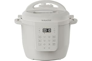 Instant Pot Olla Multifunción, 5,7l, 7 en 1, Cocción Inteligente Multicocción: Olla a Presión, Cocción lenta, Arrocera, Sartén, Yogurtera, Vaporera y Calentador de Alimentos, Sal Marina Blanco