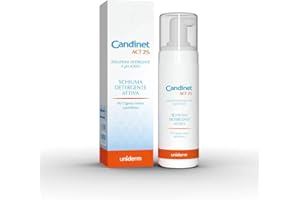 Candinet Act 2% Schiuma Detergente Attiva per Igiene Intima Quotidiana, Azione Acidificante e Riequilibrante dell’Ecosistema Intimo, Flacone da 150 ml