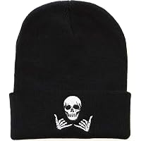 WEEDKEYCAT Railroad Crossing Beanie – Warm Plush Skull Cap For Men & Women