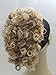 New Luscious Curly Synthetic Claw Clip Ponytail Hair Piece up do Clipin bun12" Hairpieces UK (Dark Mix Blonde #27/613)