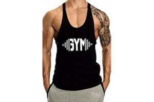 HOTCAT Uomo Canottiera per Palestra Sportivo Tank Top Bodybuilding Muscolo Formazione Veste Canotte