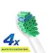 Produktbild Belmed Ersatzbürsten Mini/Sensitive für Philips Sonicare hochwertige Medium Aufsteckbürsten ProResults auch für DiamondClean FlexCare EasyClean PowerUp HealthyWhite, HX6018, - Philips aufsteckzahnbürsten - Philips Aufsteckbürsten - Aufsätze (4)