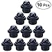 Produktbild OUNONA Lampenfassungen E26 Selbstsichernde Runde Fassung Lampe Zubehör 10 Stück (Schwarz)