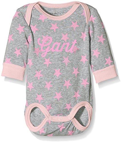 GANT Baby N.B. Allover Printed Star Body Bodysuit, Pink (California Pink), 0-3 Months (Manufacturer Size:62)